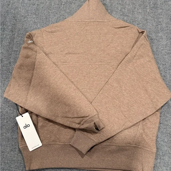alo hazy mock neck pullover | size xs - Picture 3 of 5